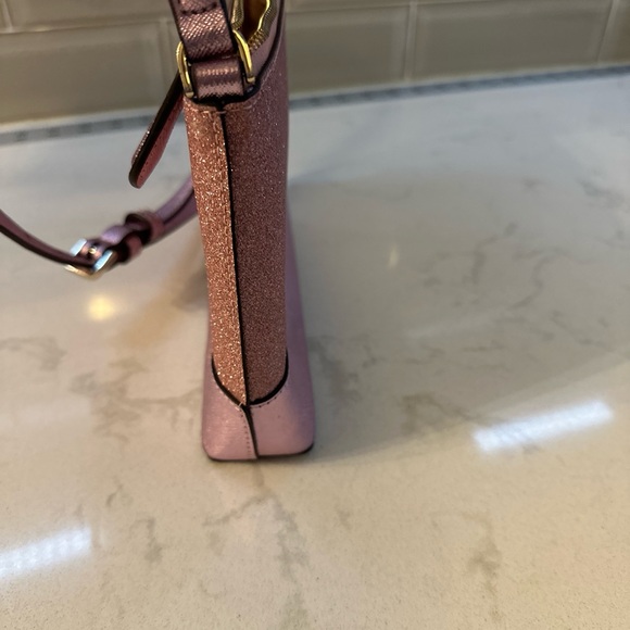 Kate Spade Lola Rose Pink Glitter Crossbody Handbag WKR00081 Beautiful 😍 - Picture 5 of 12